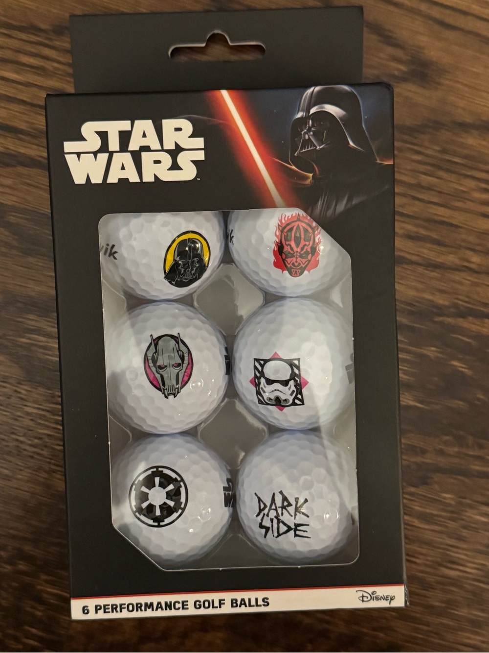 Star Wars Dark Side Performance Golf Balls 6 Pack